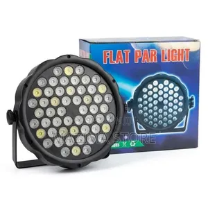 Professional 54 LED Flat Par Can Stage Light – Matte Black