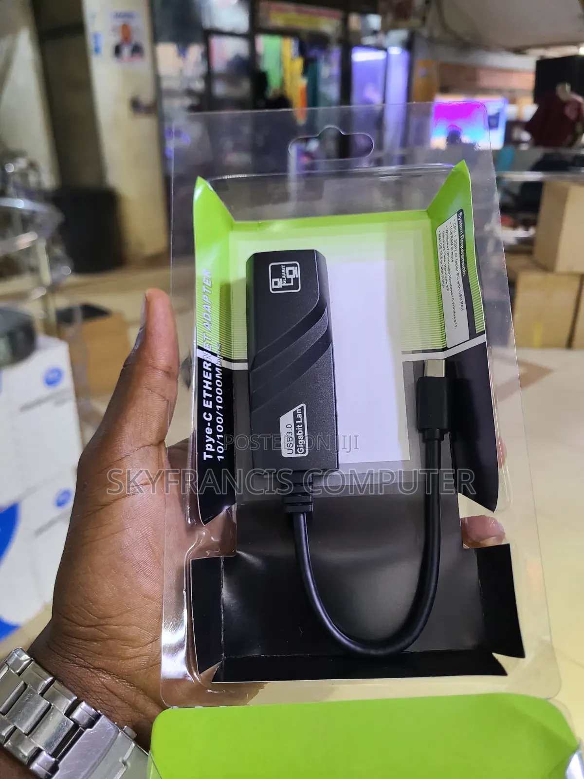 Type-C Ethernet Adapter 1o/100/1000mbps