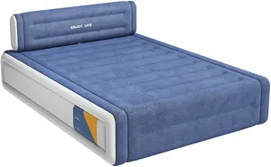 Air Bed, Air Mattress Built-in Electric Pump, Double Size, Camping