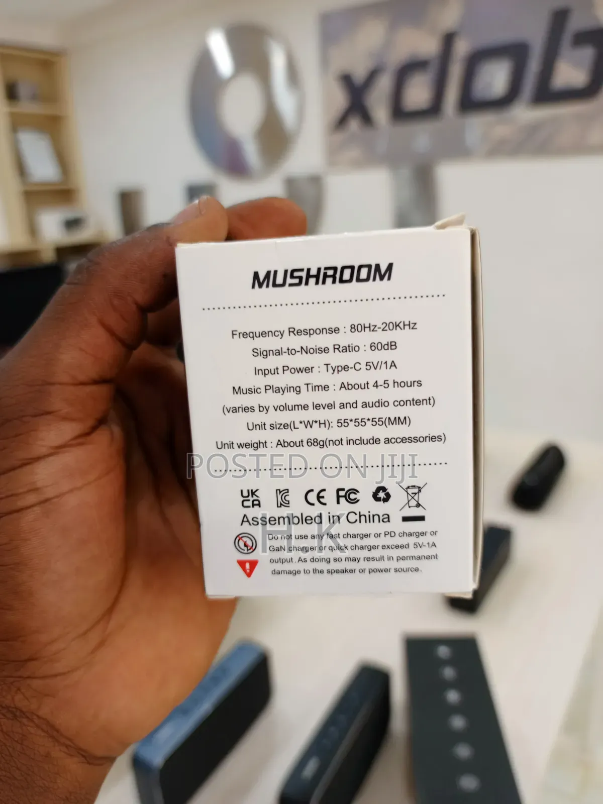 Xdobo BMTL Mushroom Mini Portable Bluetooth Speaker.