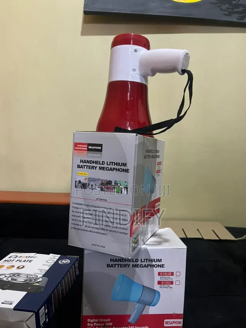 Hand Held Megaphone Horn Loud Speaker Rechargeable