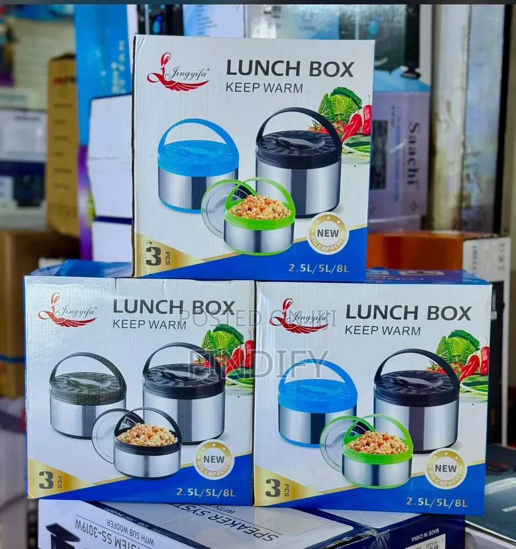 3 in 1 Stainless Steel Food Warmer Set Lunch Box