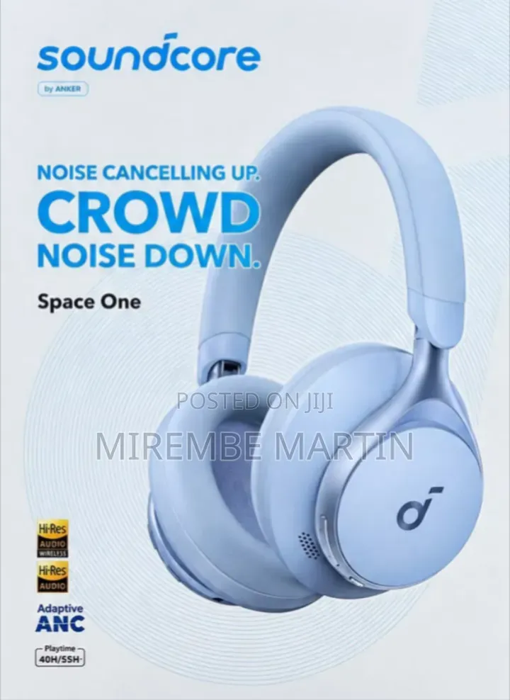 Soundcore by Anker, Space One, Active Noise Cancelling Headphones,