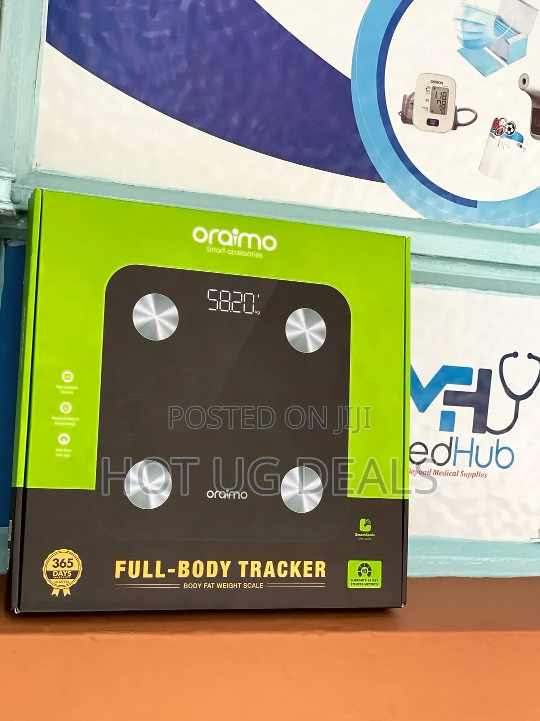 Oraimo Digital Bathroom Weighing Scale With Bluetooth App