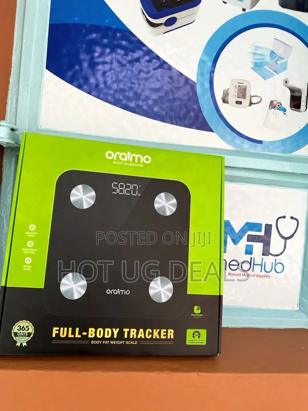 Oraimo Digital Bathroom Weighing Scale With Bluetooth App