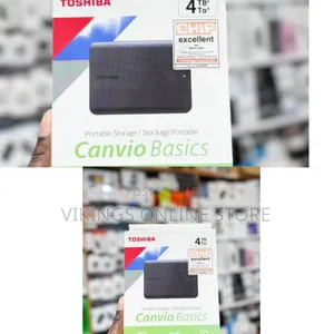 Canvio Basics Portable Hard Drive With a Storage Capacity of 4 TB