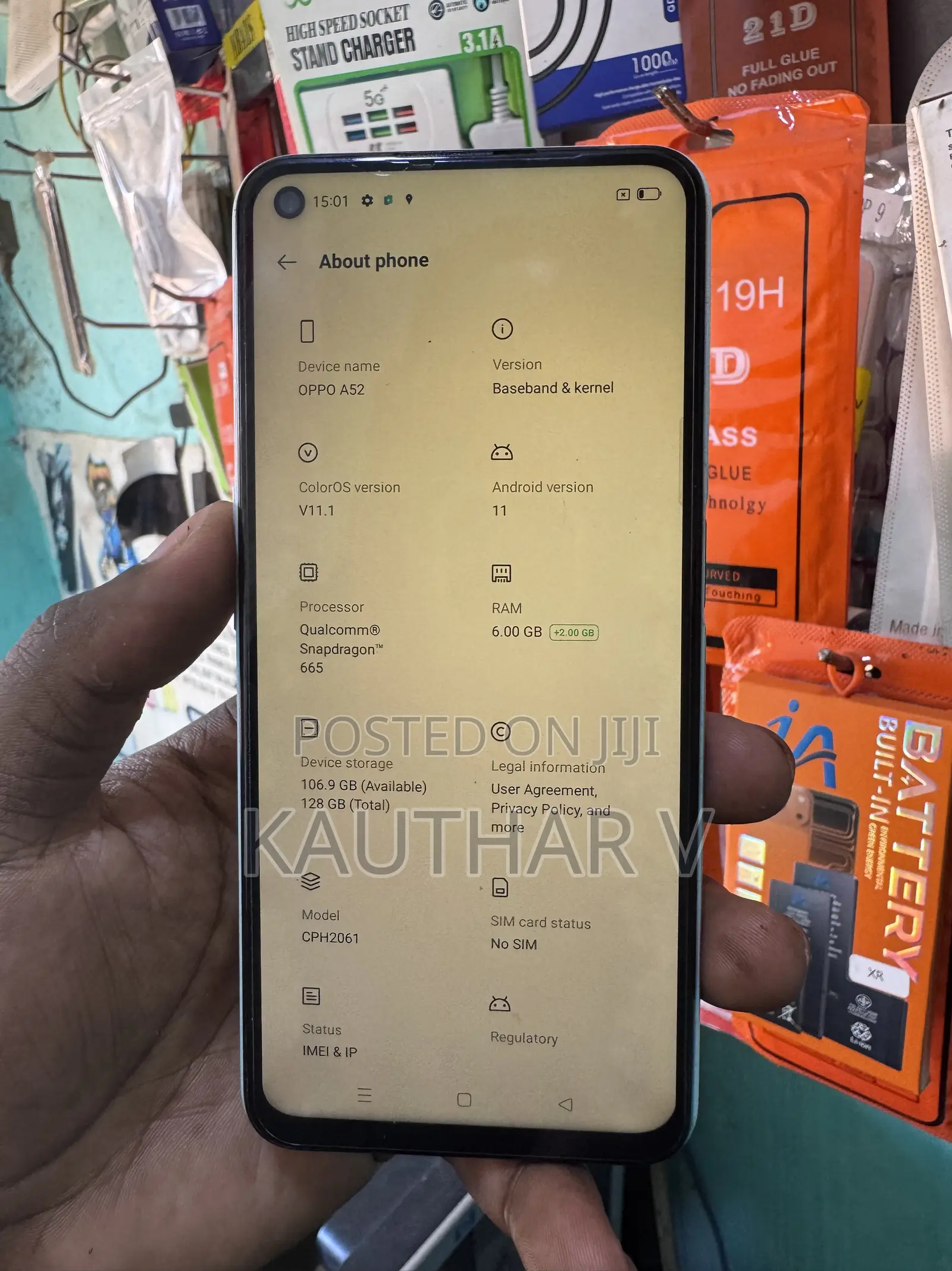 New Oppo A52 128 GB Graphite