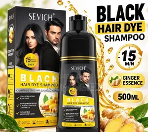 Ginger Black Hair Dye Shampoo (500ml)