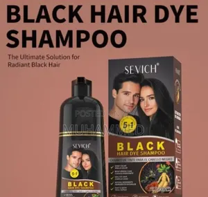 Ginger Black Hair Dye Shampoo (500ml)