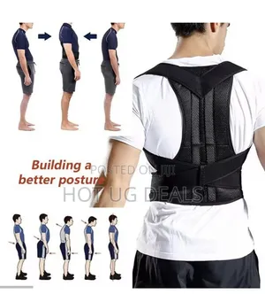 Posture Corrector for Men and Women Back Posture - Black