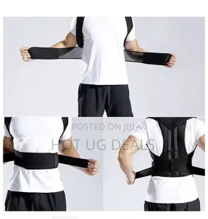 Posture Corrector for Men and Women Back Posture - Black
