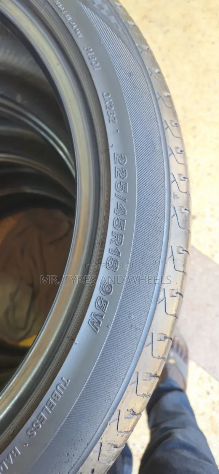 225/45r18 Bridgestone Imported Tires