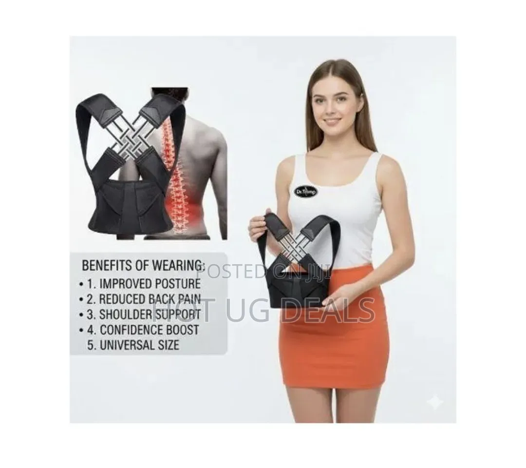 Posture Corrector Strap Belts - Black