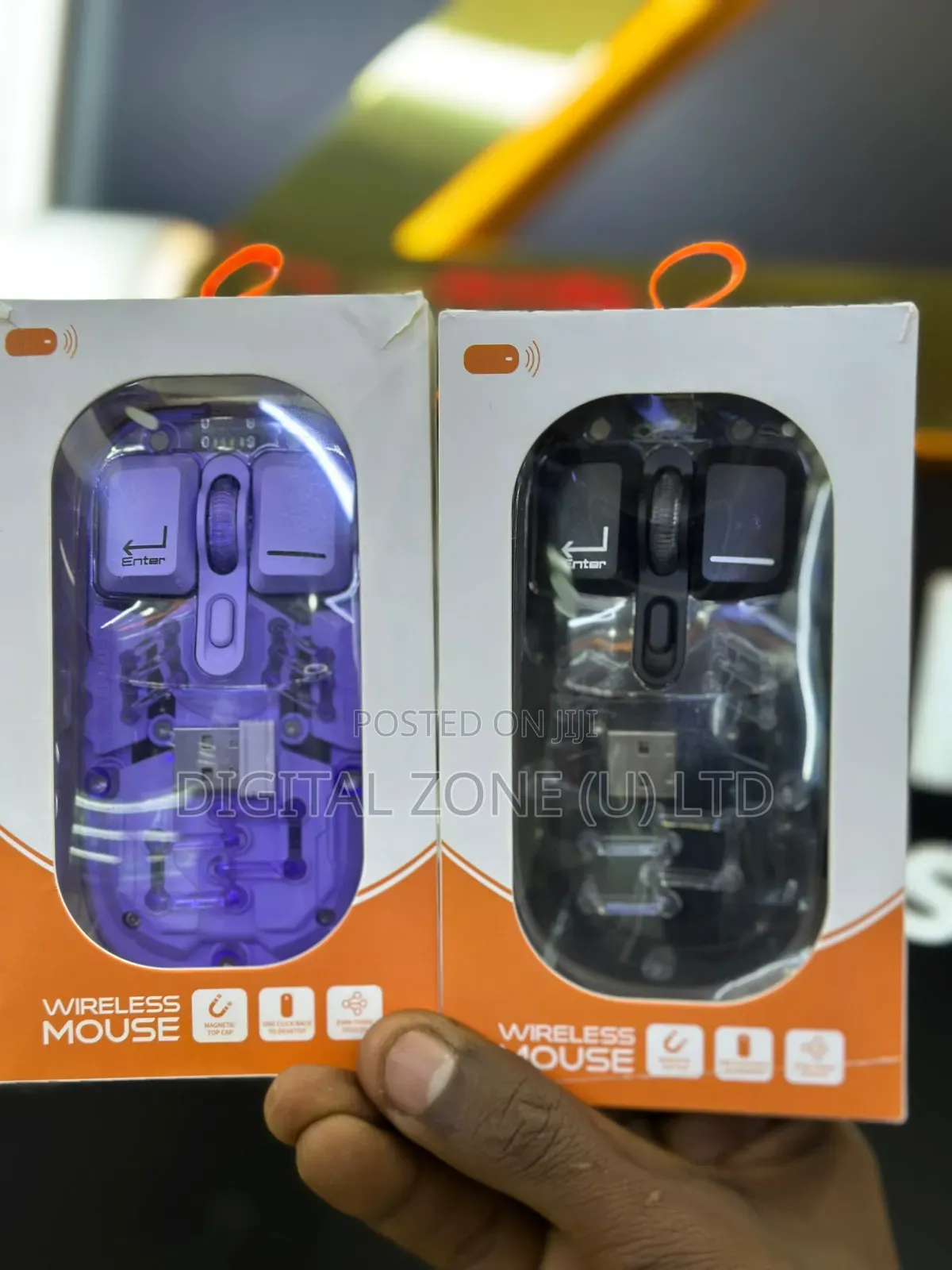 Transparent Wireless Rechargeable Mouse
