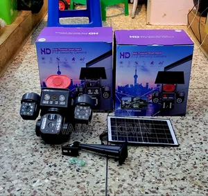 Solar 4G With 3lens Security Camera