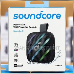 Soundcore Boom Go 3i Portable Bluetooth Speaker by Anker, 24H Playtime