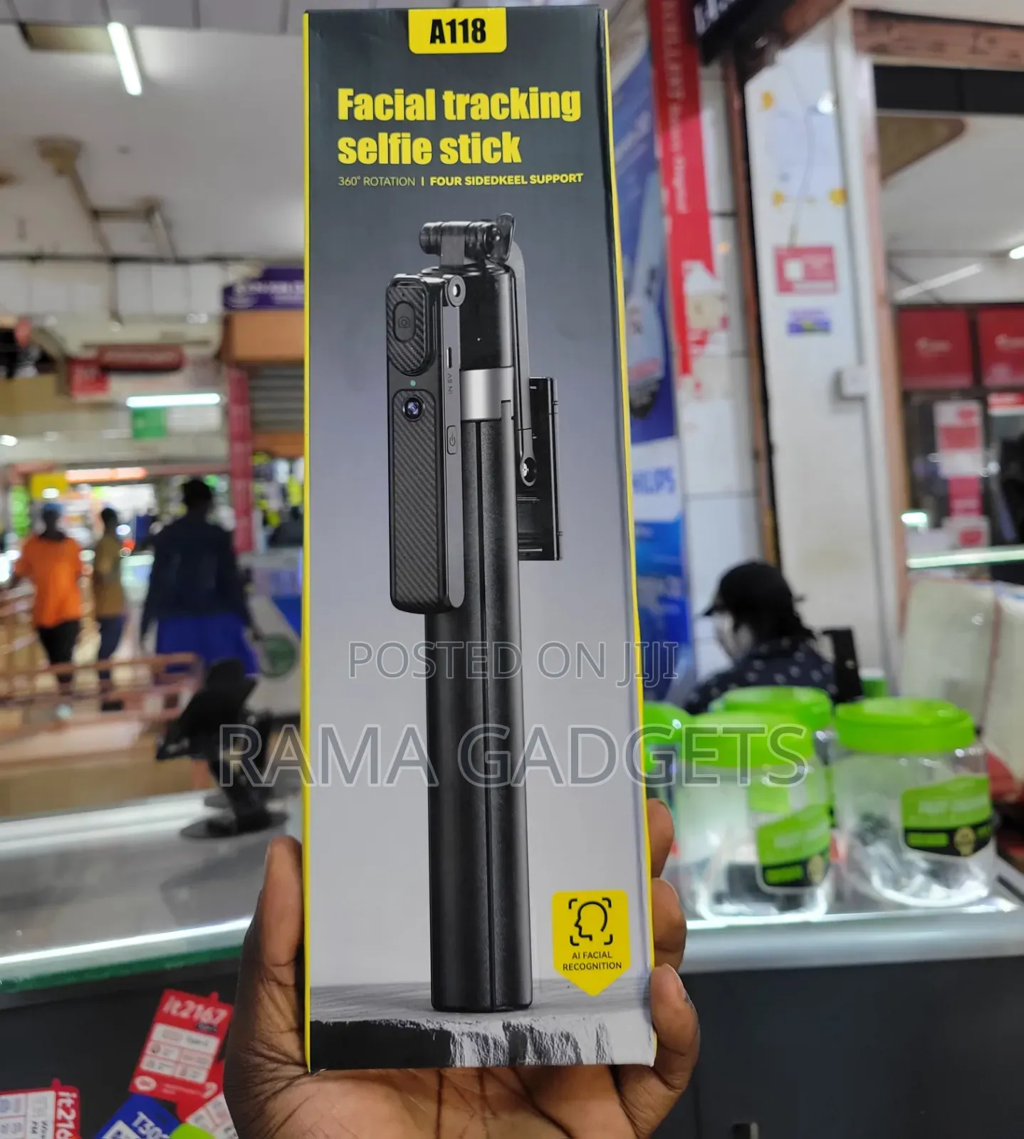A118 Facial Tracking Selfie Stick, a Hands-Free Phone