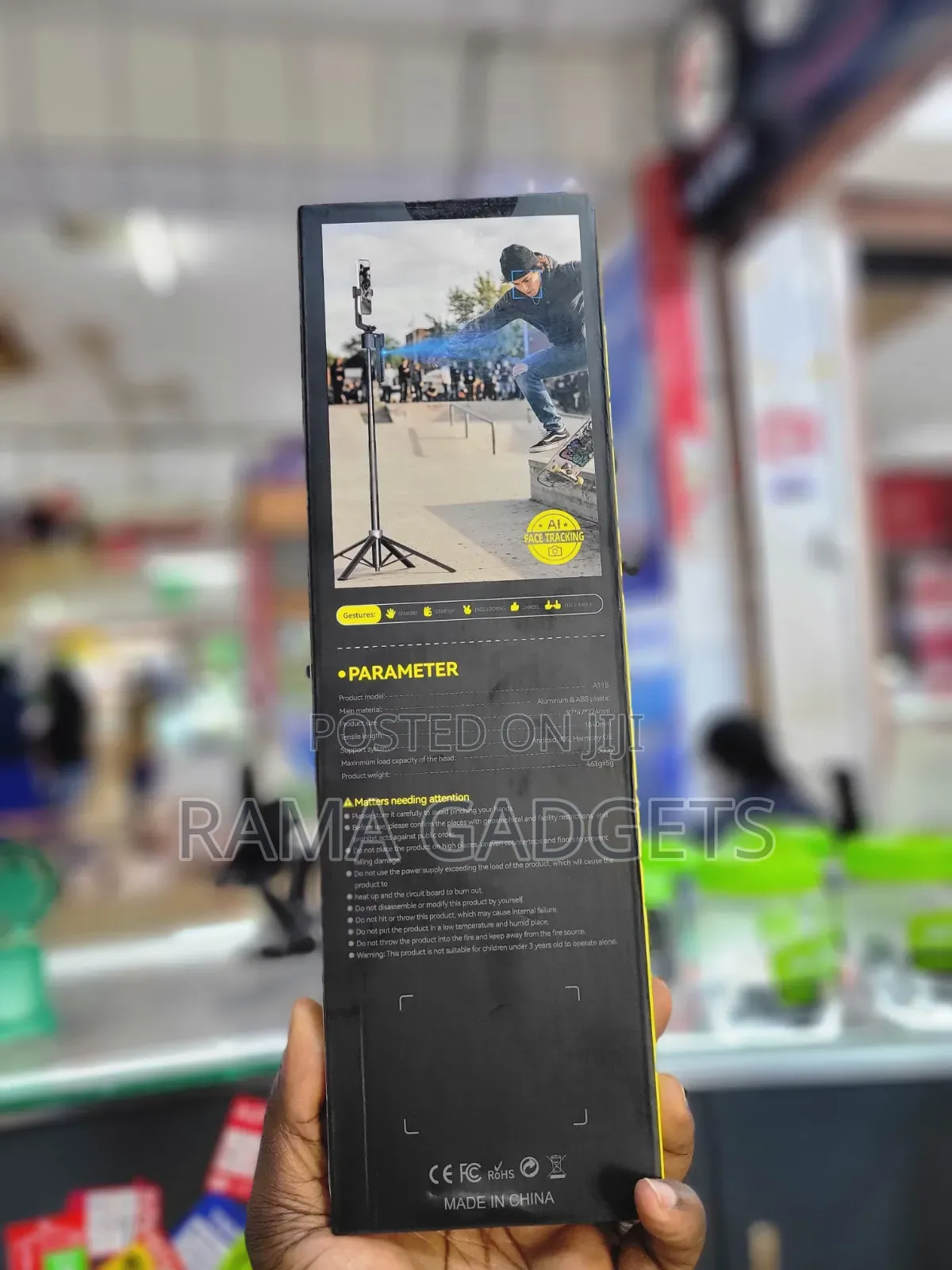 A118 Facial Tracking Selfie Stick, a Hands-Free Phone