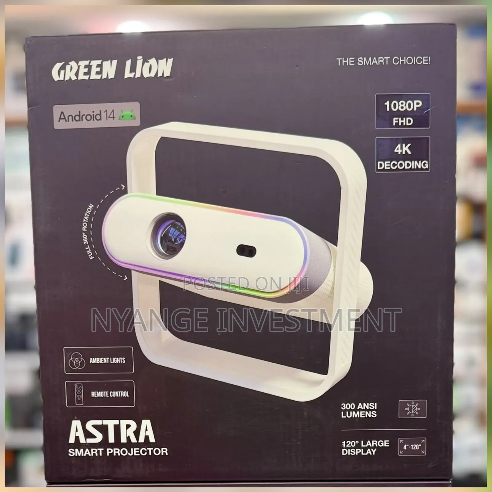 Green Lion Astra Smart Projector.