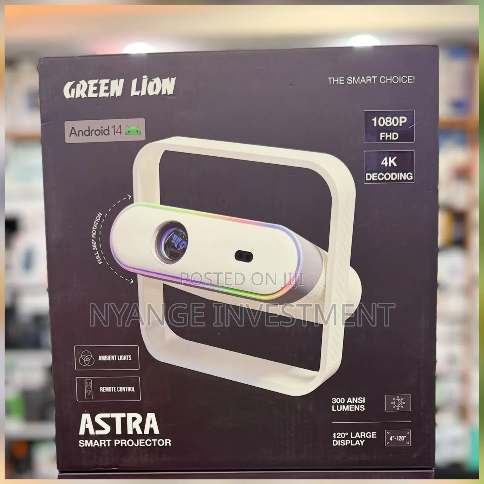 Green Lion Astra Smart Projector.