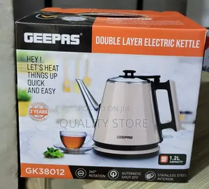 Geepas Double Layer Electric Kettle 1.2 L