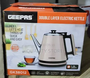 Geepas Double Layer Electric Kettle 1.2 L