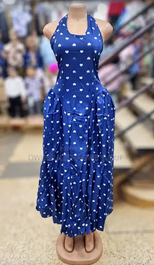 Halter-Neck Round Dress