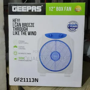 Geepas Box Fan/Table Fan 12"