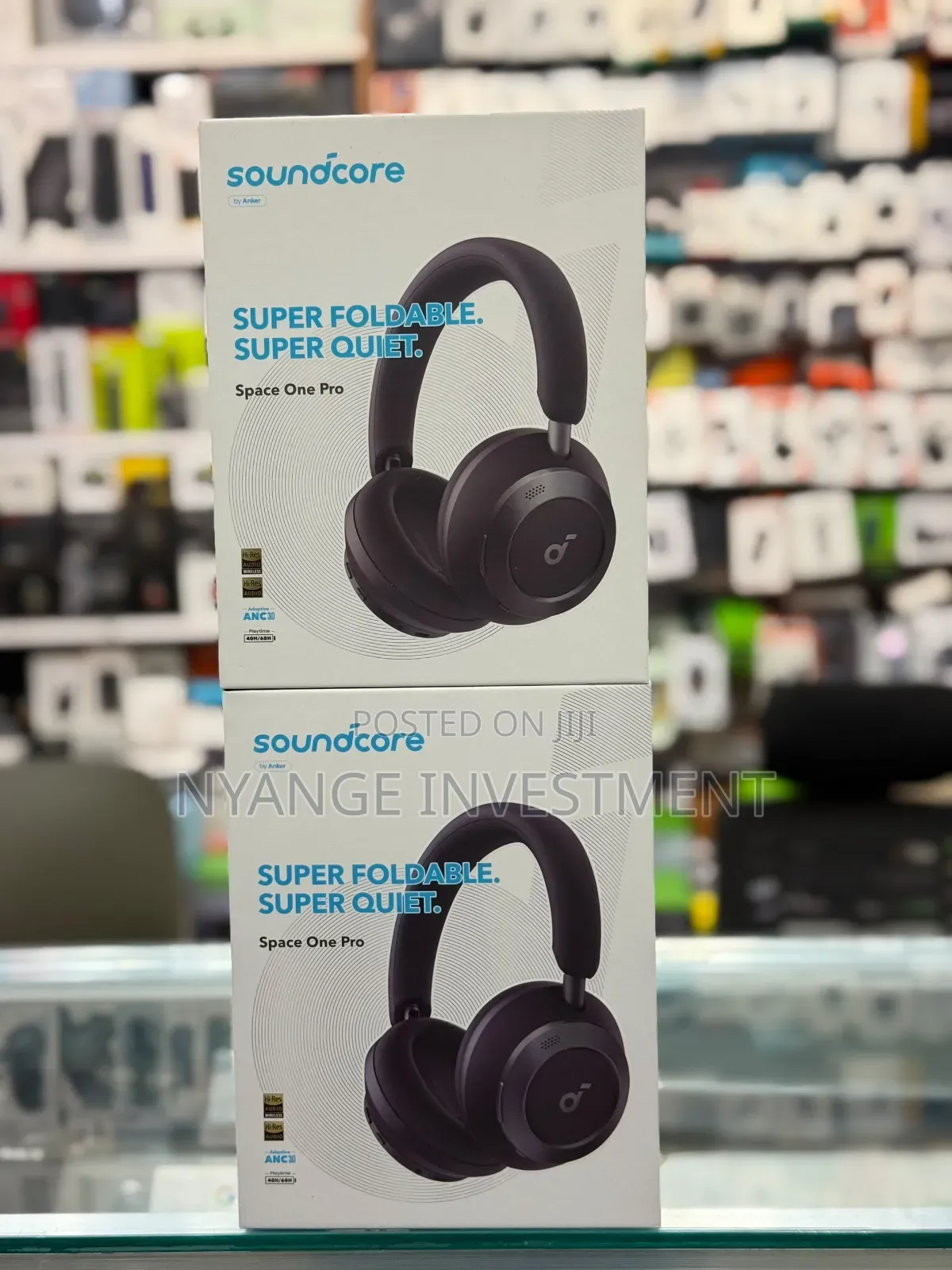Anker Soundcore Space One Pro Active Noise Cancelling Headphones .