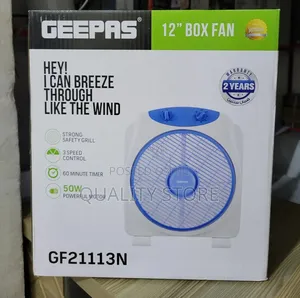 Geepas Box Fan/Table Fan 12"