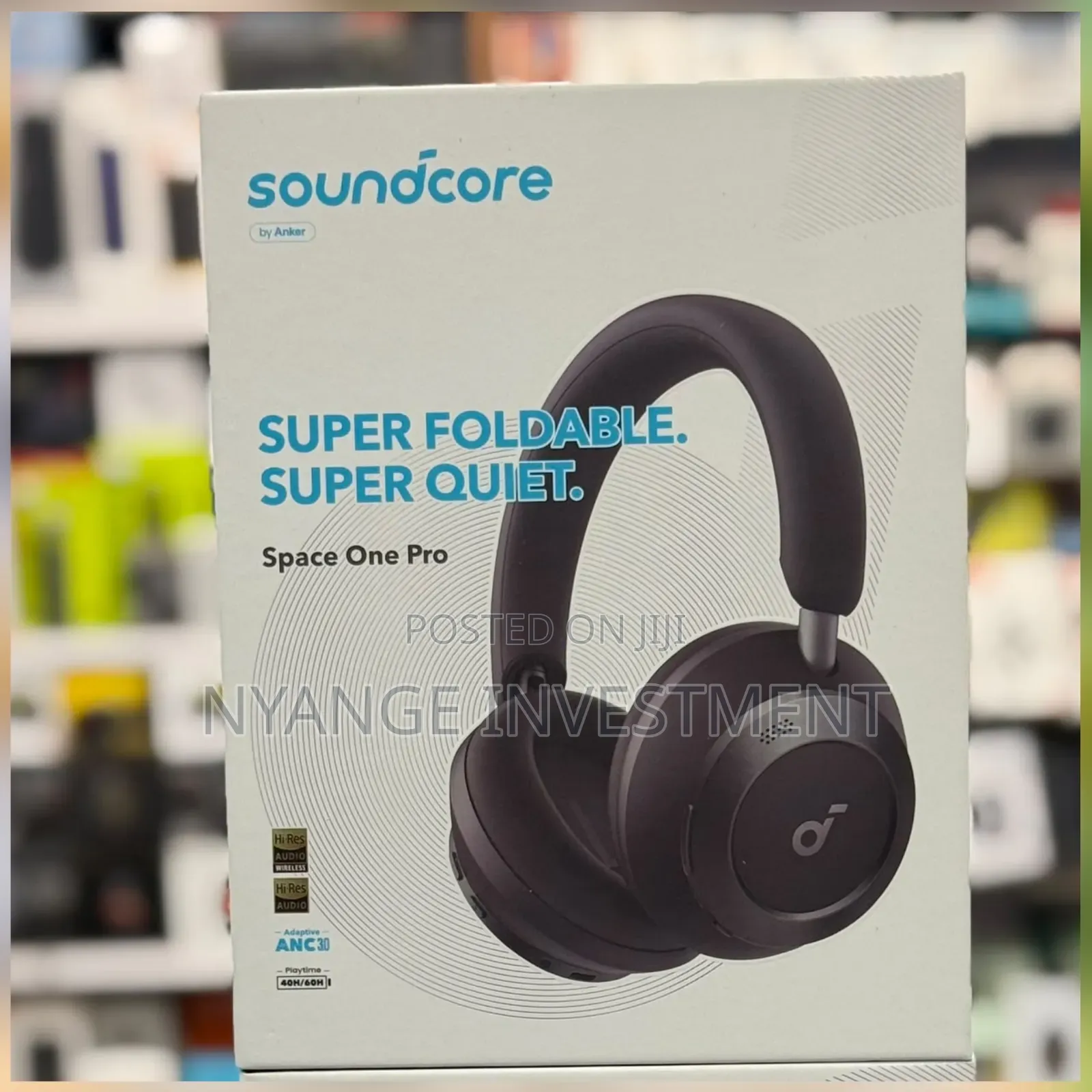 Anker Soundcore Space One Pro Active Noise Cancelling Headphones .