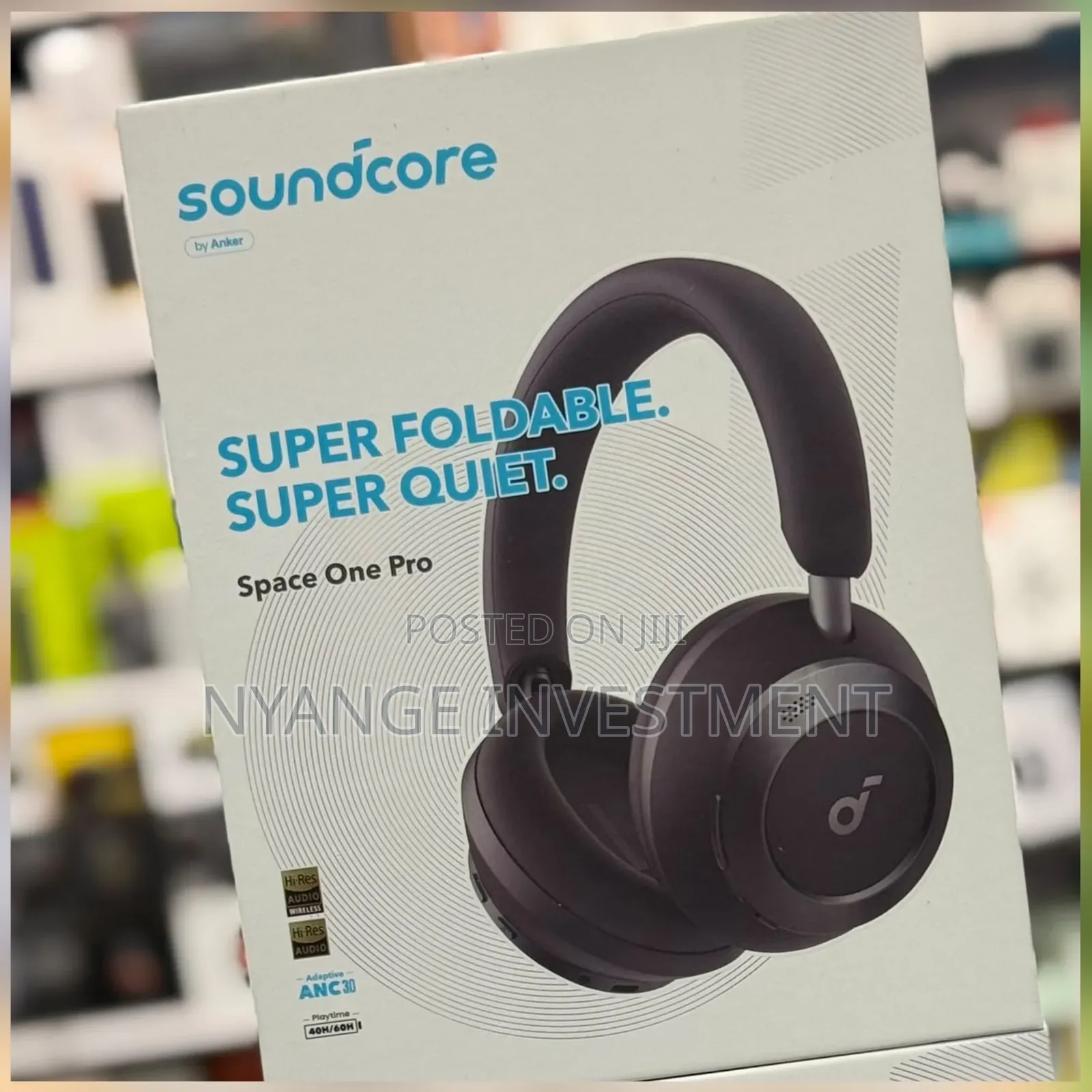 Anker Soundcore Space One Pro Active Noise Cancelling Headphones .