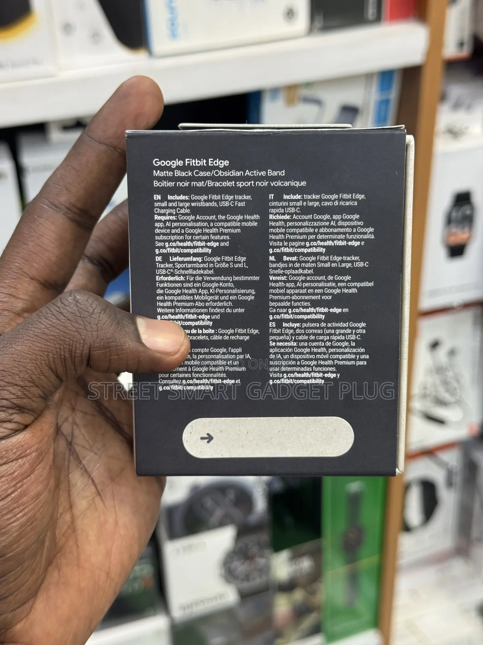 Google Fit Bit Edge Smart Band