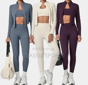 Original Women’s 3&2-Piece Gym Wear Set – Stylish Fitness &Yoga Outfit