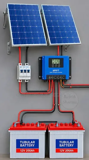 Heavy Duty Solar System Complete 200ah Inverter Etc