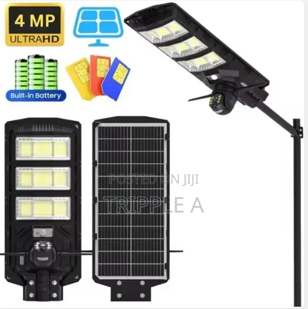 Ai Solar Camera With Security Light All in One