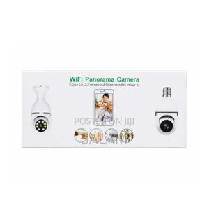 360° Wireless WiFi Panorama Camera - Smart Bulb IP Security Camera