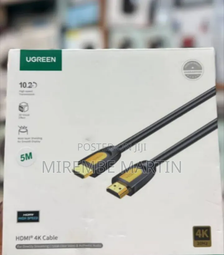 UGREEN 4K DisplayPort Cable Gold Plated Male-to-Male