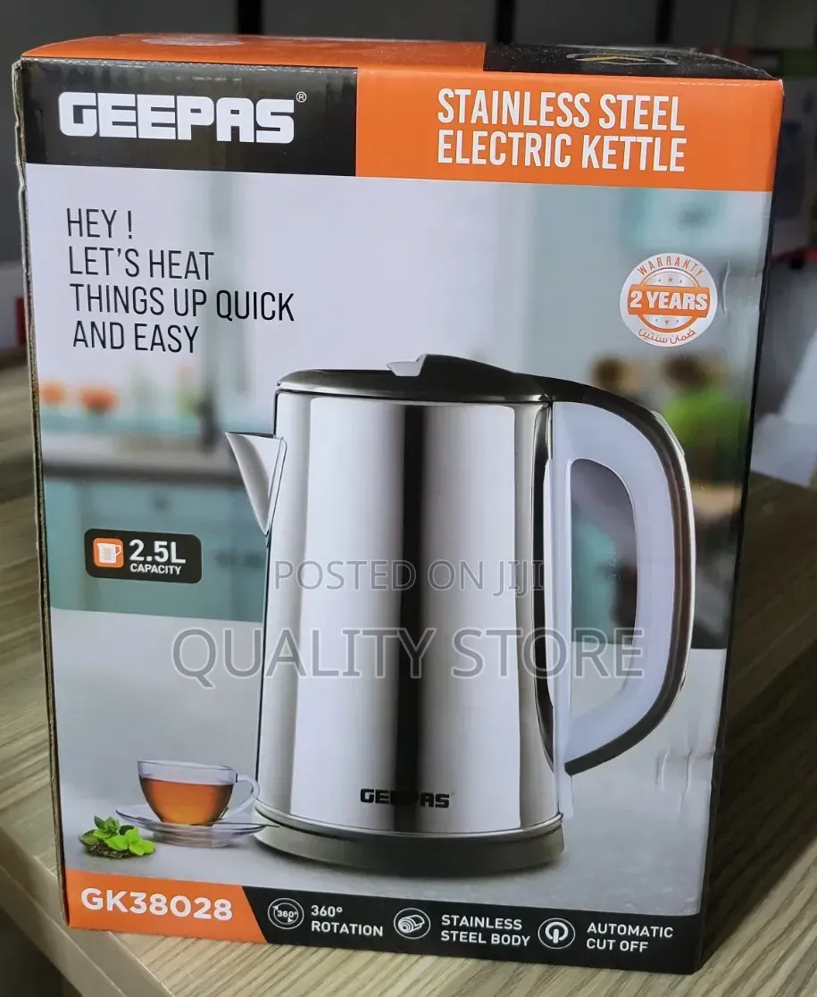Geepas Stainless Steel Kettle 2.5 L