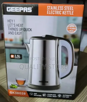 Geepas Stainless Steel Kettle 2.5 L