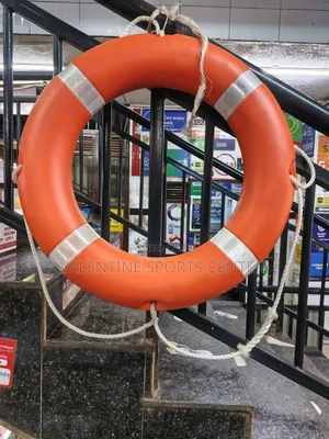 Lifebouy Saving Ring Equipped With White Grab