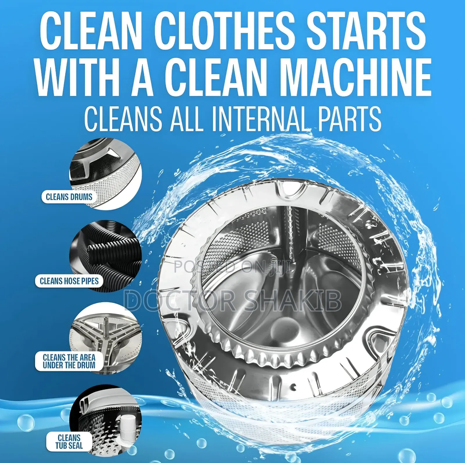 12pcs Washing Machine Cleaner Balls (Tablets)