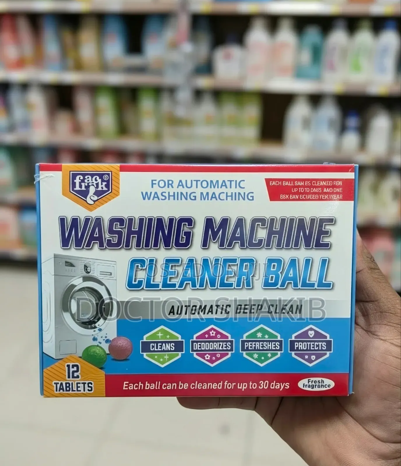 12pcs Washing Machine Cleaner Balls (Tablets)
