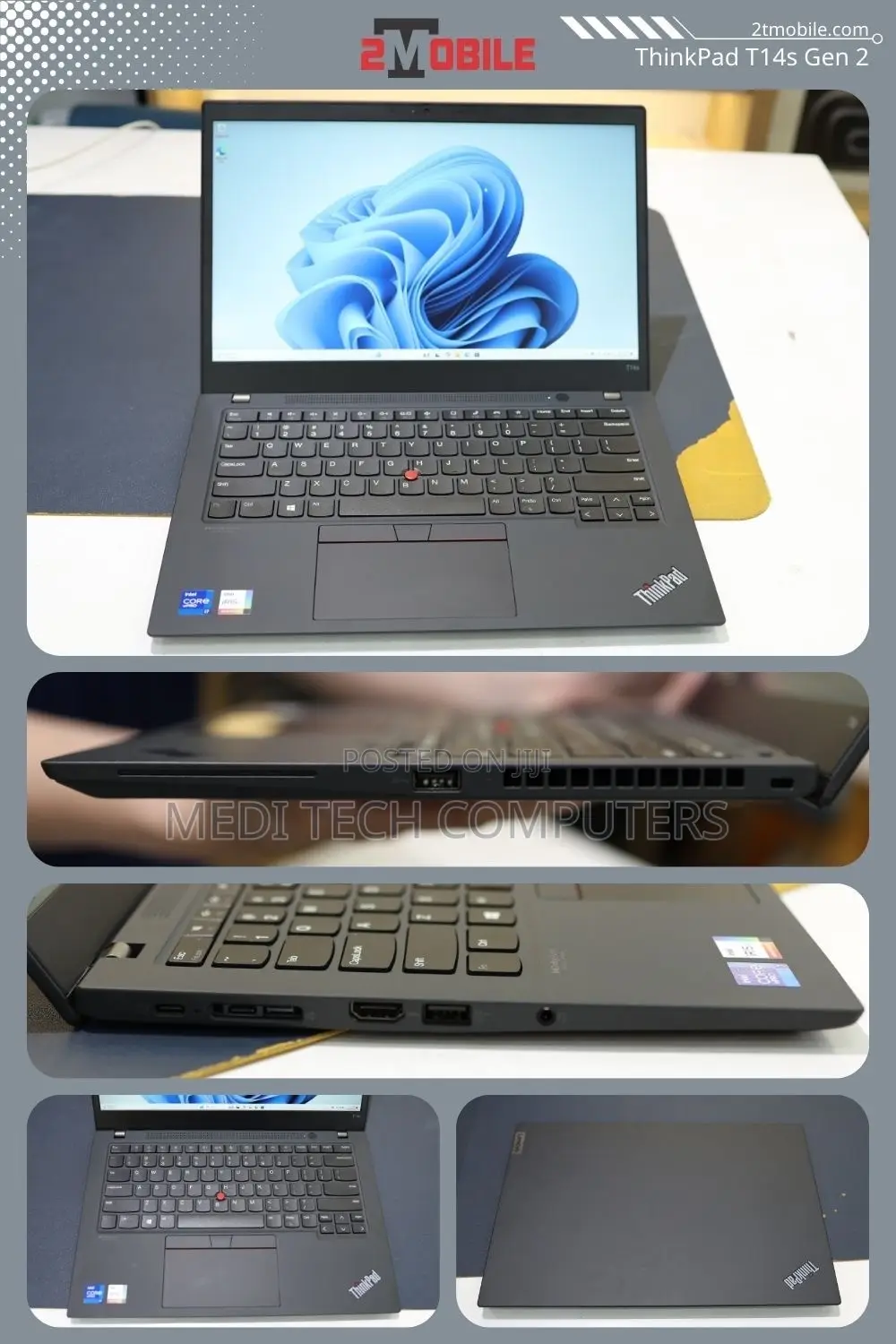 Laptop Lenovo ThinkPad T14s Gen 2 8GB Intel Core i5 SSD 256GB
