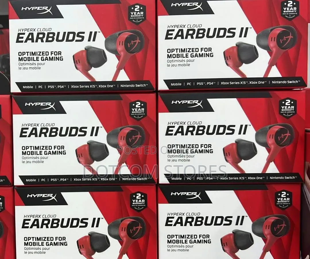 HyperX Cloud Earbuds II Wired Gaming Earphones