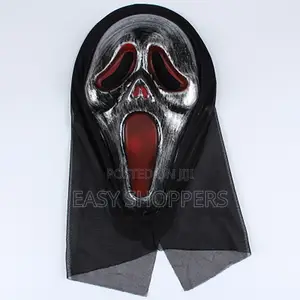 Ghost Horror SCREAM Face Mask Costume Makeup Halloween Mask