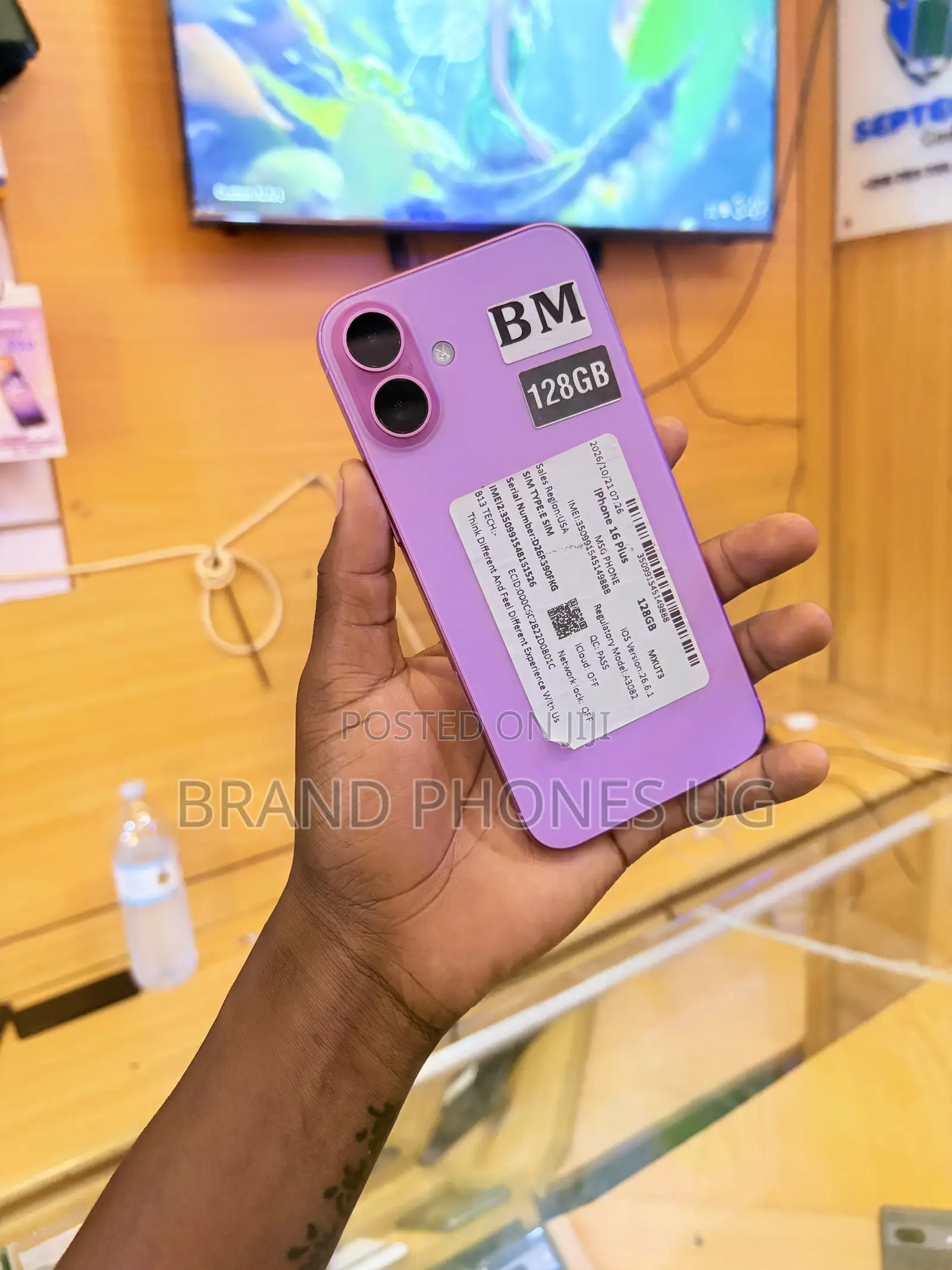 Apple iPhone 16 Plus 128 GB Pink