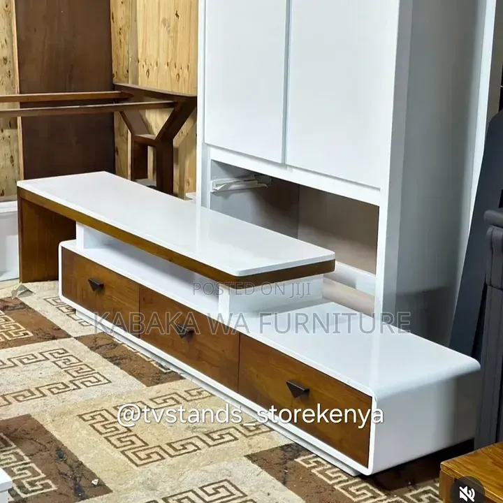 TV Stand |Brown Wooden |White TV Stand |With Chassis |