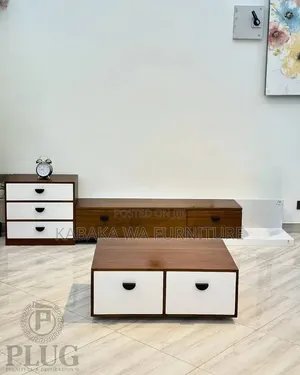 Center Table |Brown With |Storage TV Stand |