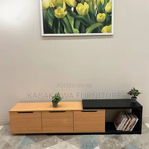 Wood With| LED Lights| TV Stand| Modern |Chassis TV Stand |